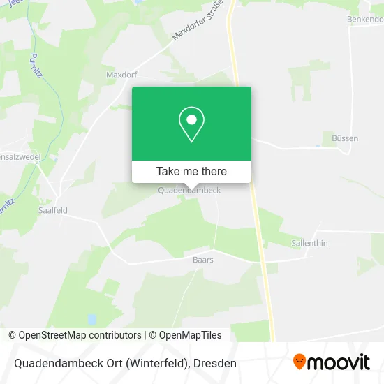 Карта Quadendambeck Ort (Winterfeld)