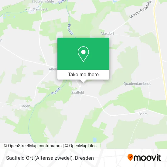 Карта Saalfeld Ort (Altensalzwedel)
