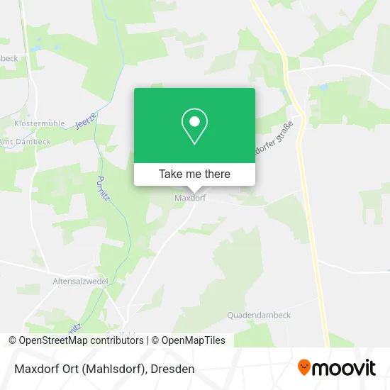 Карта Maxdorf Ort (Mahlsdorf)