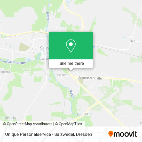 Карта Unique Personalservice - Salzwedel