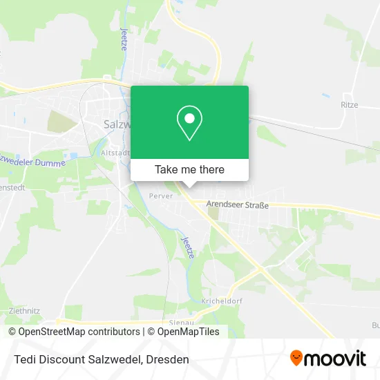 Карта Tedi Discount Salzwedel