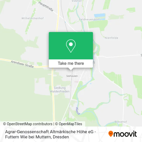 Agrar-Genossenschaft Altmärkische Höhe eG - Futtern Wie bei Muttern map