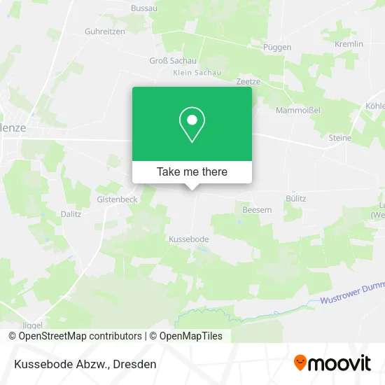 Карта Kussebode Abzw.
