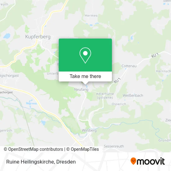 Карта Ruine Heilingskirche