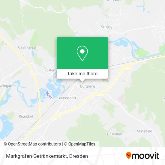 Карта Markgrafen-Getränkemarkt