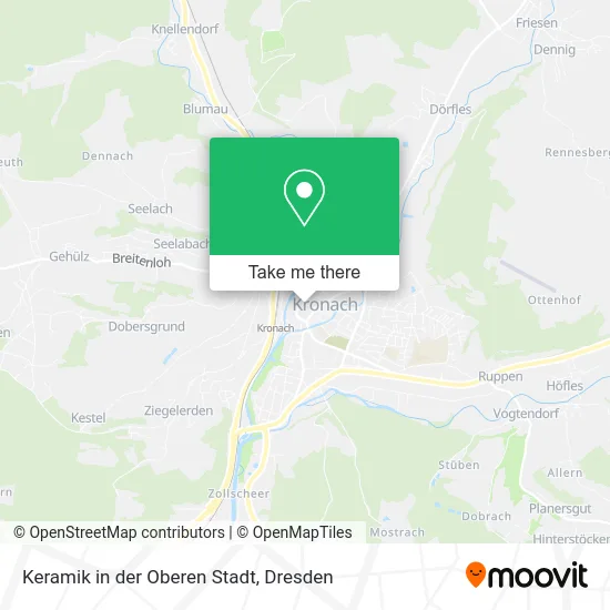 Карта Keramik in der Oberen Stadt