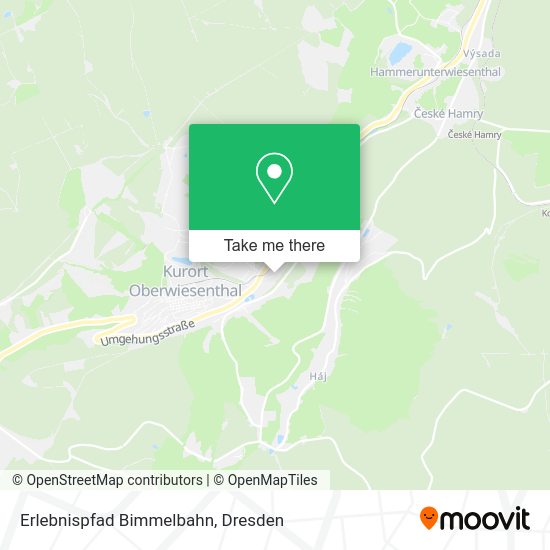 Карта Erlebnispfad Bimmelbahn