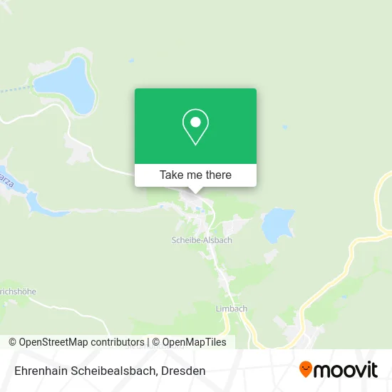 Карта Ehrenhain Scheibealsbach
