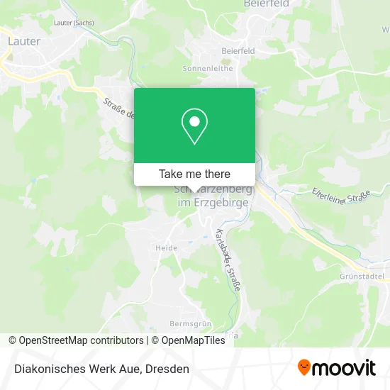 Карта Diakonisches Werk Aue