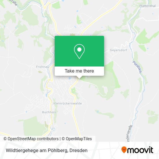 Карта Wildtiergehege am Pöhlberg