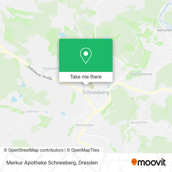 Merkur Apotheke Schneeberg map