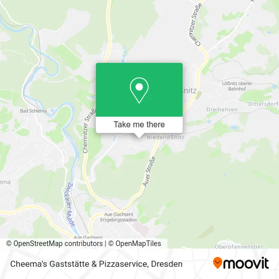 Карта Cheema's Gaststätte & Pizzaservice