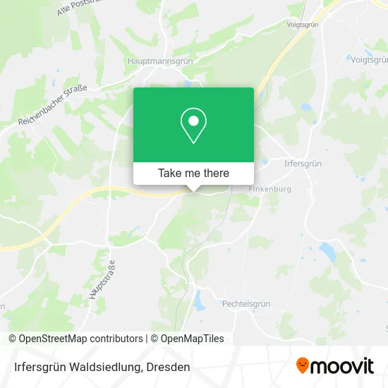 Карта Irfersgrün Waldsiedlung