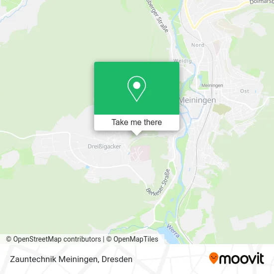 Карта Zauntechnik Meiningen