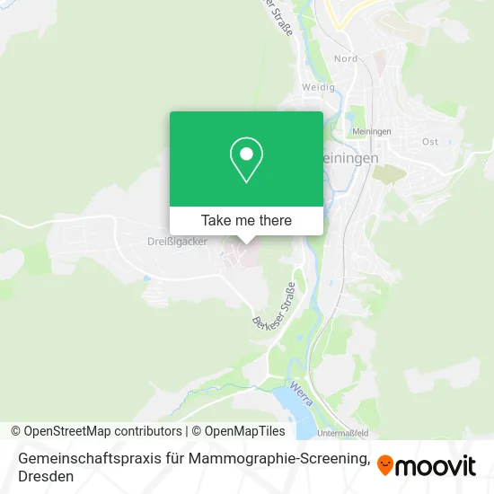 Карта Gemeinschaftspraxis für Mammographie-Screening