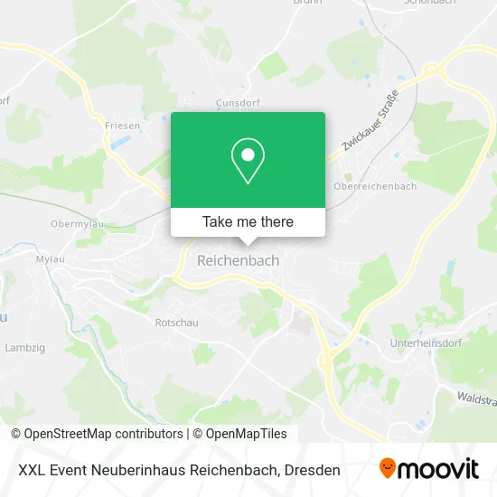 Карта XXL Event Neuberinhaus Reichenbach