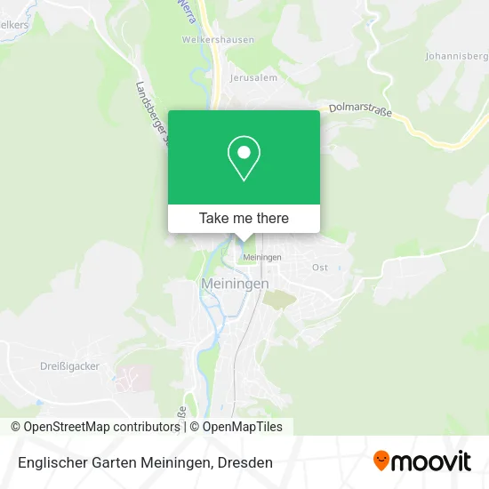 Карта Englischer Garten Meiningen
