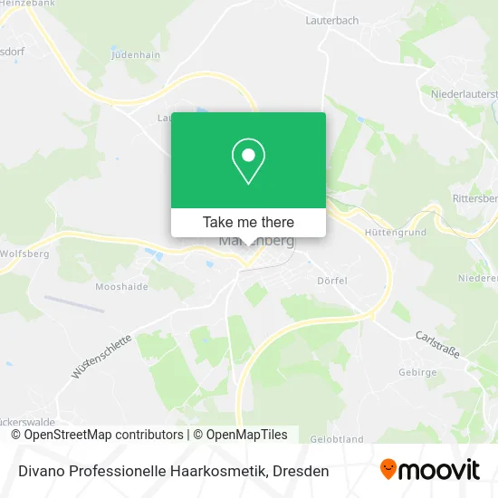 Карта Divano Professionelle Haarkosmetik