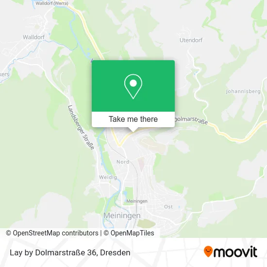 Карта Lay by Dolmarstraße 36
