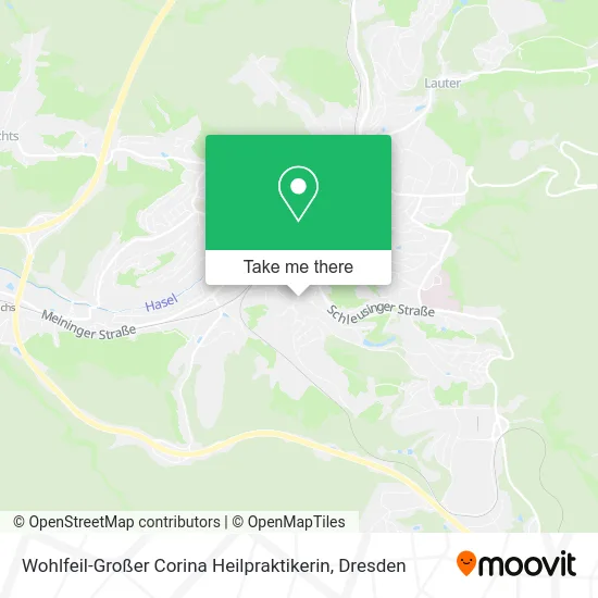 Карта Wohlfeil-Großer Corina Heilpraktikerin