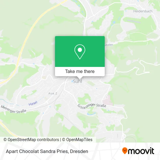 Apart Chocolat Sandra Pries map
