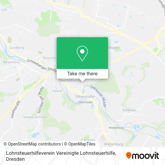 Карта Lohnsteuerhilfeverein Vereinigte Lohnsteuerhilfe