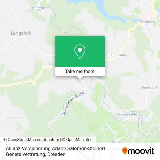 Карта Allianz Versicherung Ariane Salomon-Steinert Generalvertretung