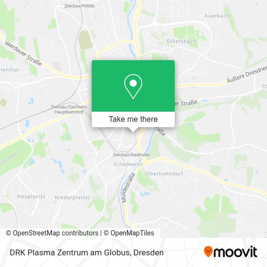 Карта DRK Plasma Zentrum am Globus