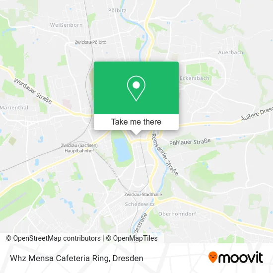 Карта Whz Mensa Cafeteria Ring
