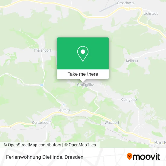 Карта Ferienwohnung Dietlinde