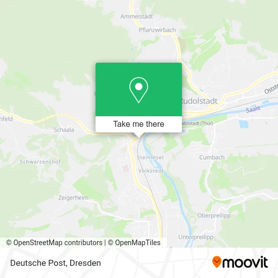 Карта Deutsche Post