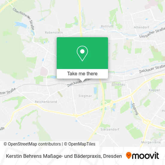 Карта Kerstin Behrens Maßage- und Bäderpraxis