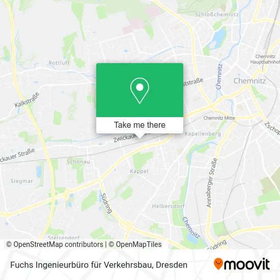 Карта Fuchs Ingenieurbüro für Verkehrsbau