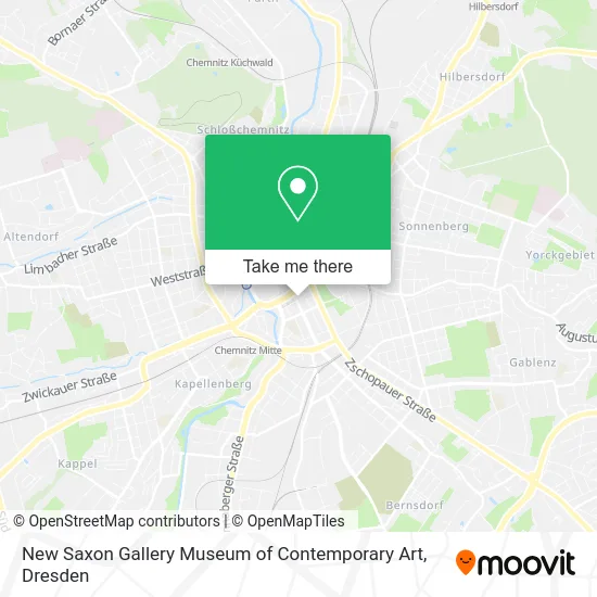 Карта New Saxon Gallery Museum of Contemporary Art