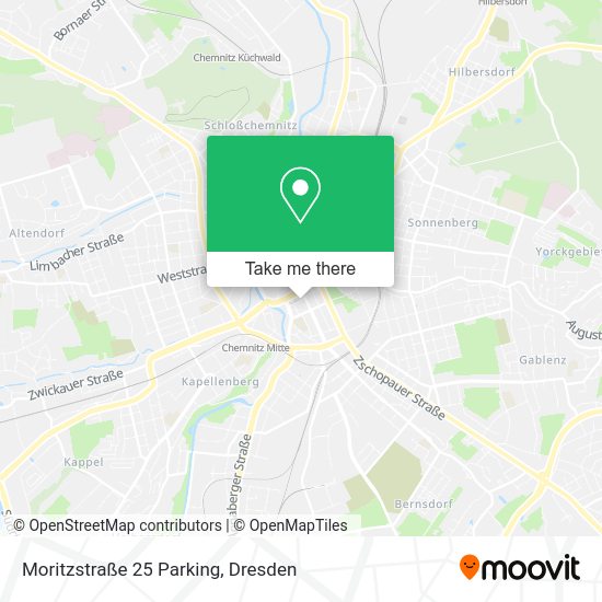 Карта Moritzstraße 25 Parking