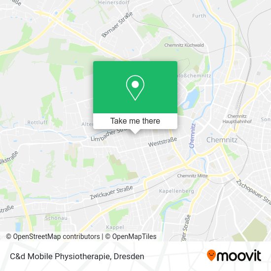 Карта C&d Mobile Physiotherapie