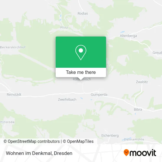 Карта Wohnen im Denkmal