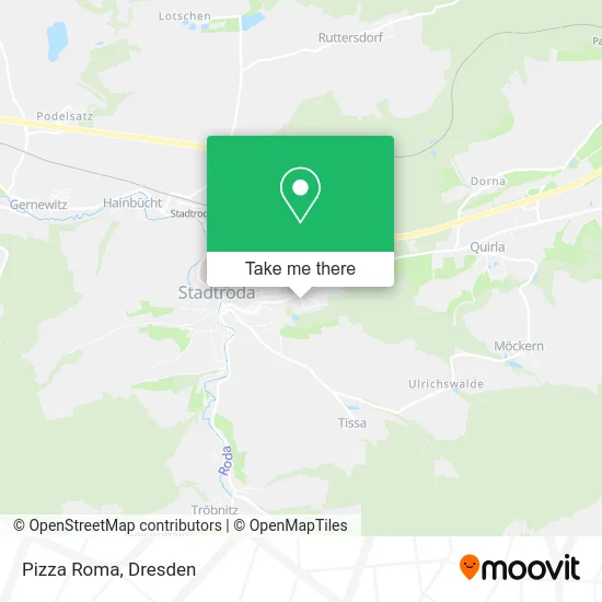 Pizza Roma map
