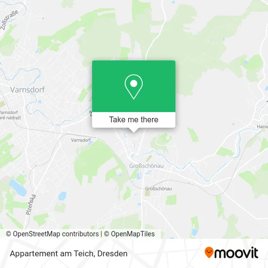 Appartement am Teich map