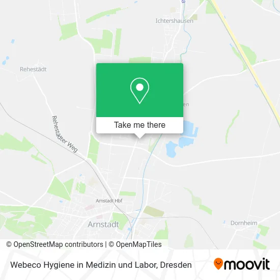 Карта Webeco Hygiene in Medizin und Labor
