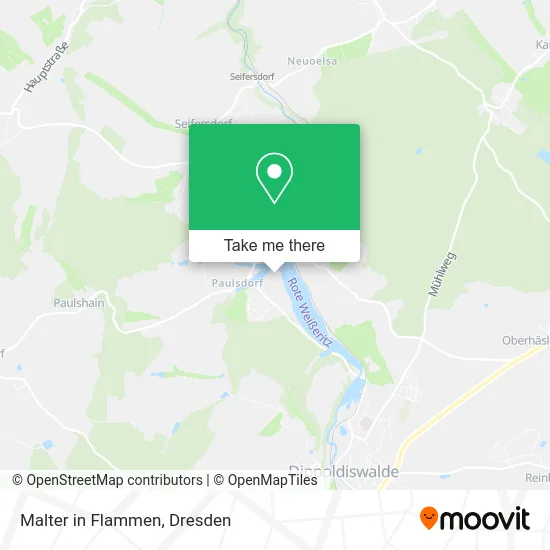 Карта Malter in Flammen