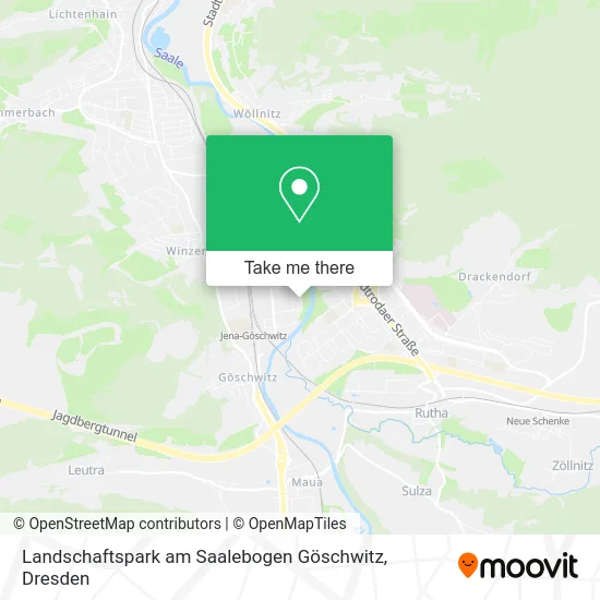 Карта Landschaftspark am Saalebogen Göschwitz