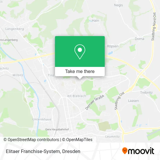 Карта Elitaer Franchise-System