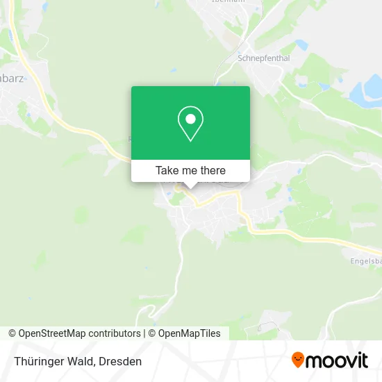 Карта Thüringer Wald