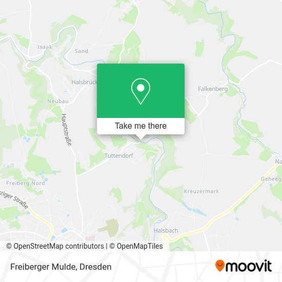 Карта Freiberger Mulde