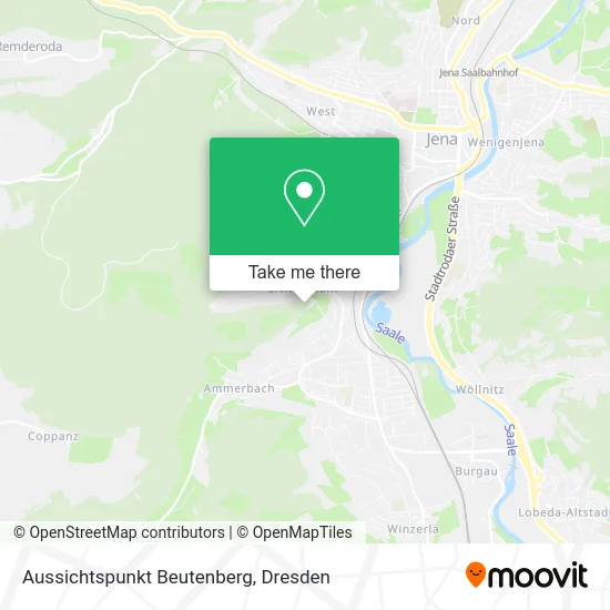 Карта Aussichtspunkt Beutenberg