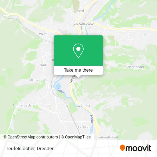 Карта Teufelslöcher