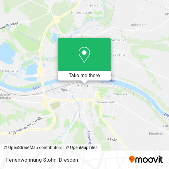 Карта Ferienwohnung Stohn