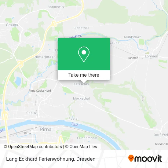 Карта Lang Eckhard Ferienwohnung