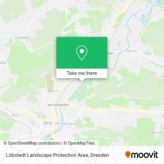 Карта Löbstedt Landscape Protection Area